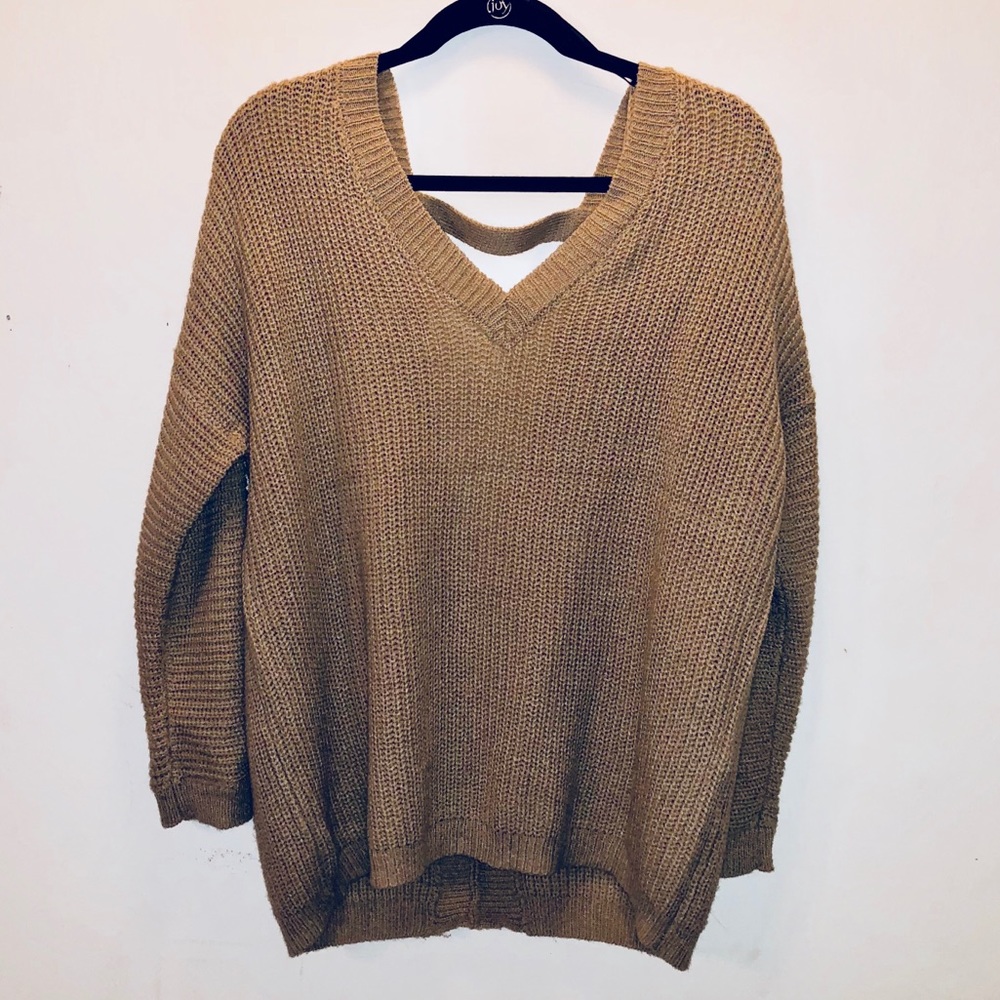 Oversized Brown Sweater